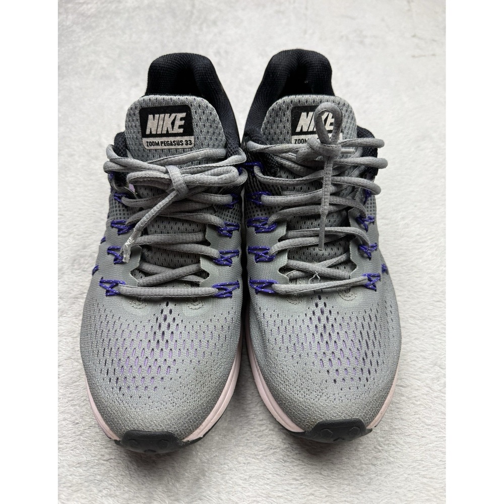 Nike Air Zoom Pegasus 33 Stealth Low Top Lace-Up Running Sneaker 831356-003